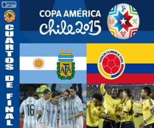 yapboz ARG - COL, Copa America 2015